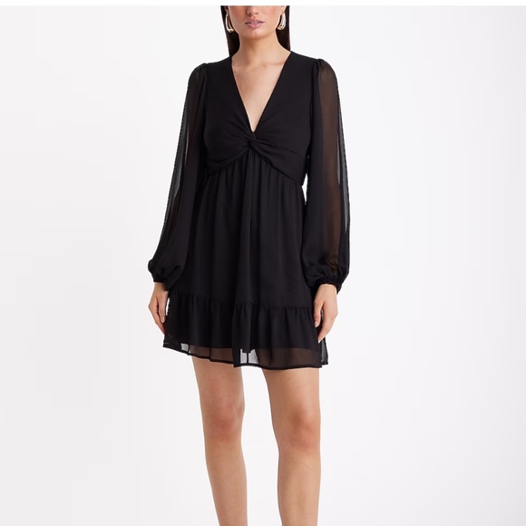 Twist Front Mini Dress - Picture 3 of 3